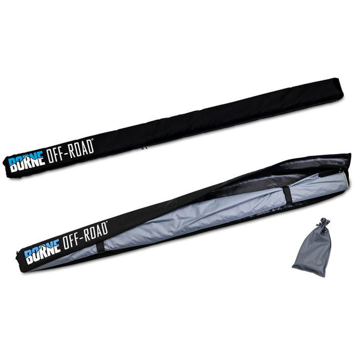 Mishimoto BNAW-93-118GR Borne Rooftop Awning 93in L x 118in D Grey