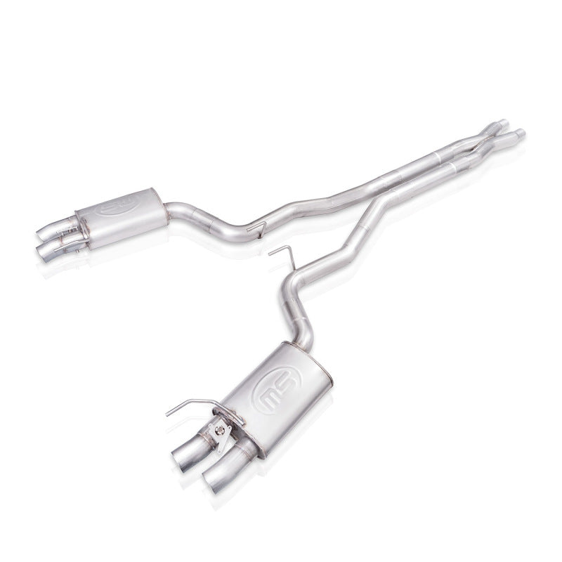 Stainless Works GT350CBXFCR 2015+ Ford Shelby GT350 Redline Factory Connect X-Pipe Catback Exhaust w/Valves