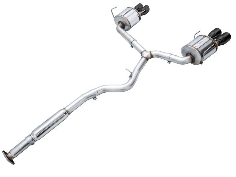 AWE Tuning 3015-43979 2022+ VB Subaru WRX Touring Edition Exhaust - Diamond Black Tips
