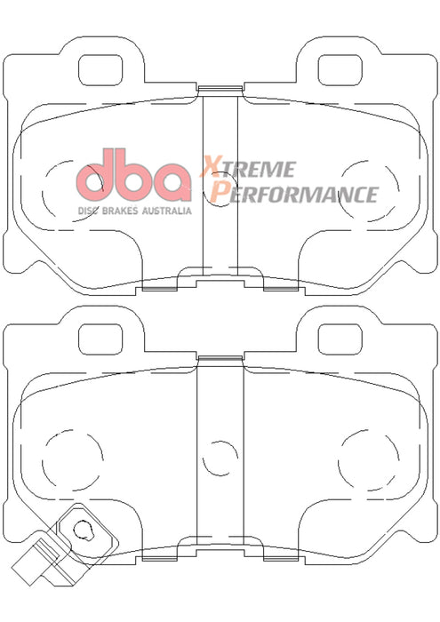 DBA DB2401XP 2009+ Nissan 370Z XP Extreme Performance Rear Brake Pads