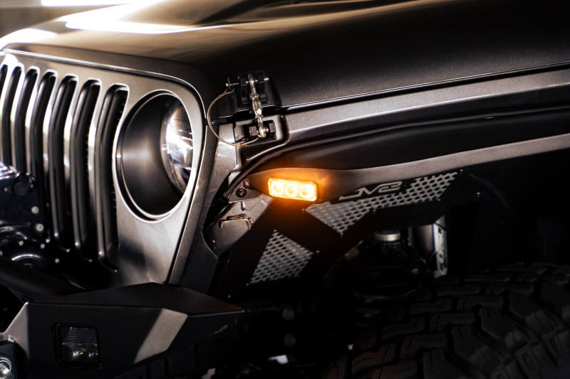DV8 Offroad FDJL-07 18-23 Jeep Wrangler JL Slim Fender Flares