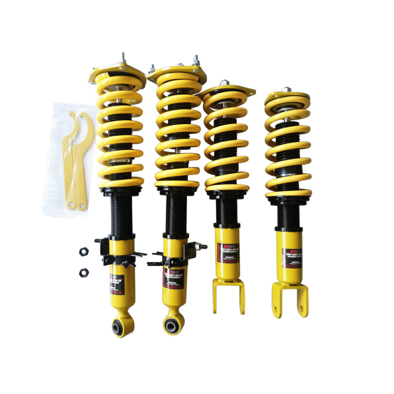 BLOX Racing BXSS-02710 2009+ Nissan G37/370Z - Non-Adjustable Damping Street Series II Coilovers RWD