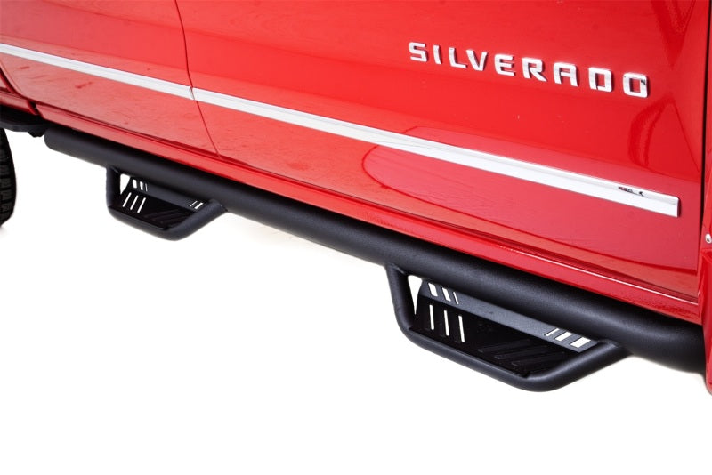 LUND 34641020 Lund 2019 Chevrolet Silverado 1500 Crew Cab Terrain HX Step Nerf Bars - Black