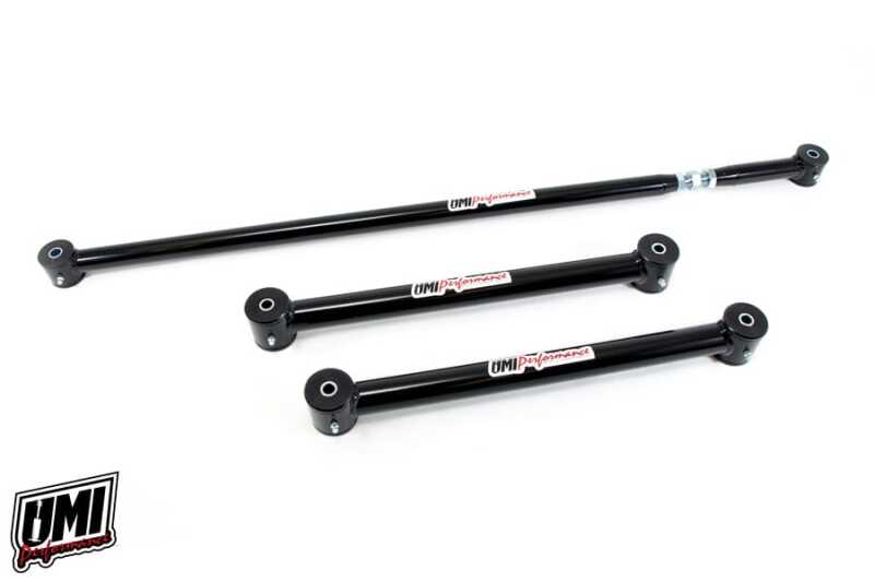 UMI Performance 201529-B 82-02 GM F-Body Lower Control Arms & On-Car Adjustable Panhard Bar Kit