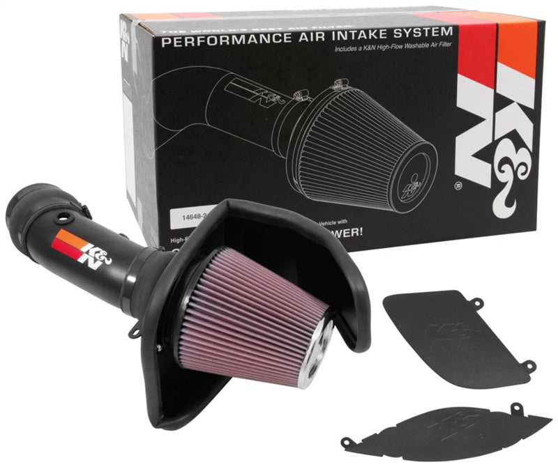 K&N Engineering 69-2553TTK K&N 2017 Dodge Challenger Hellcat SC V8-6.2L F/l Typhoon Air Intake