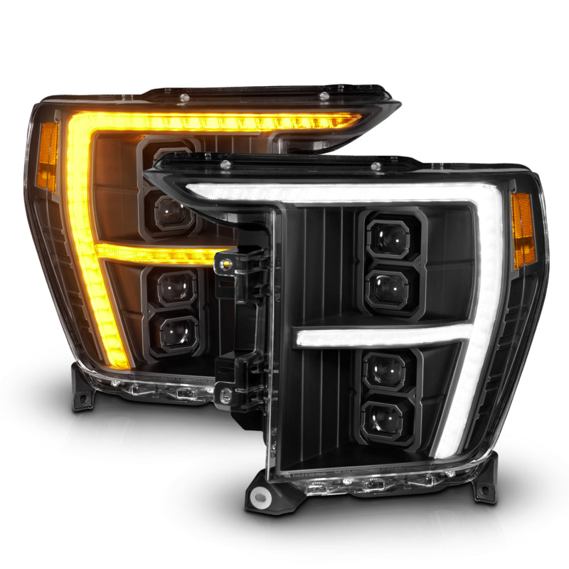 ANZO 111593X-R 21-23 Ford F-150 (w/Factory Halogen) Z-Series Full LED Proj Headlights - Pass. Side ONLY