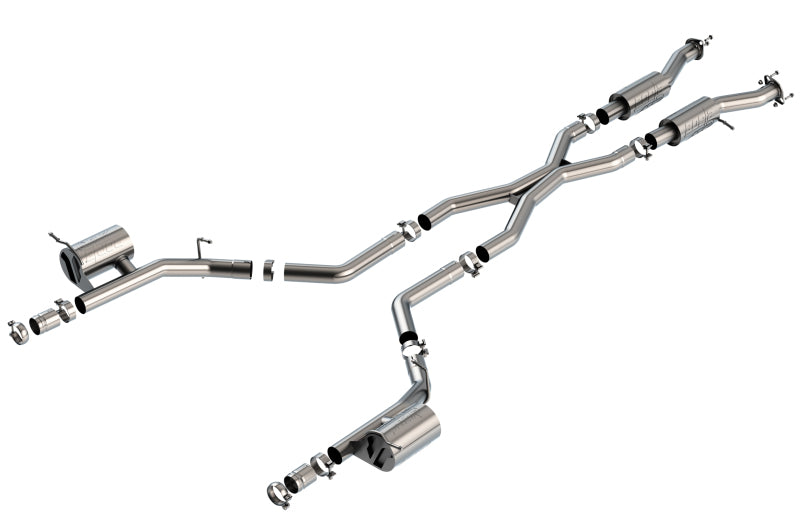 Borla 140888 2021+ Dodge Durango SRT Hellcat 6.2L V8 AWD ATAK Cat-Back Exhaust System - Factory Tips