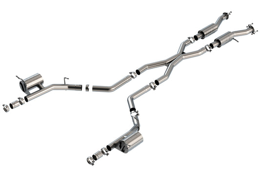 Borla 140888 2021+ Dodge Durango SRT Hellcat 6.2L V8 AWD ATAK Cat-Back Exhaust System - Factory Tips