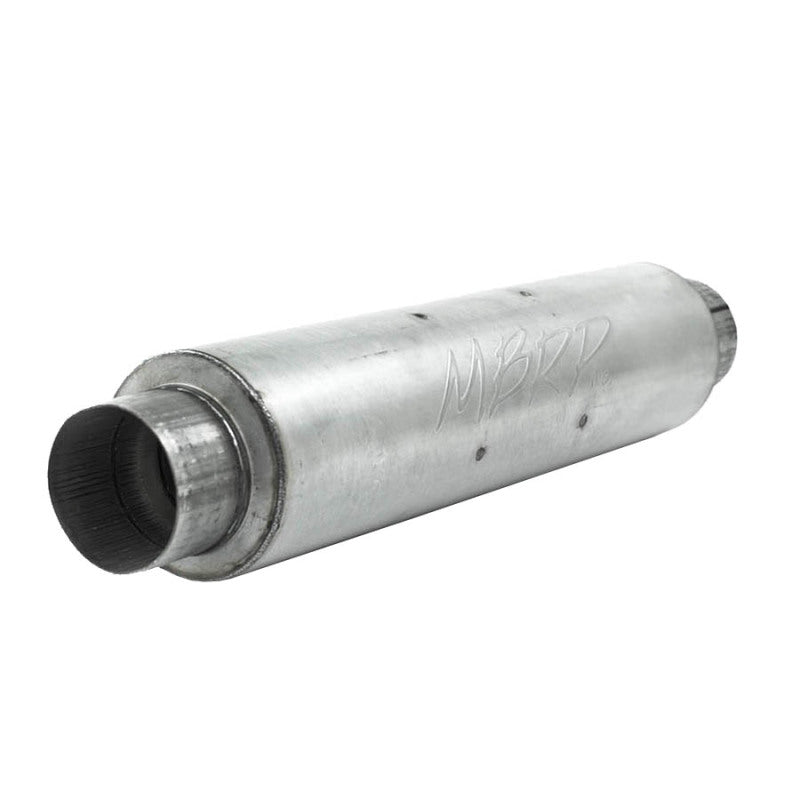 MBRP M1004A Universal Quiet Tone Muffler 4in Inlet/Outlet 24in Body 6in Dia 30in Overall Aluminum