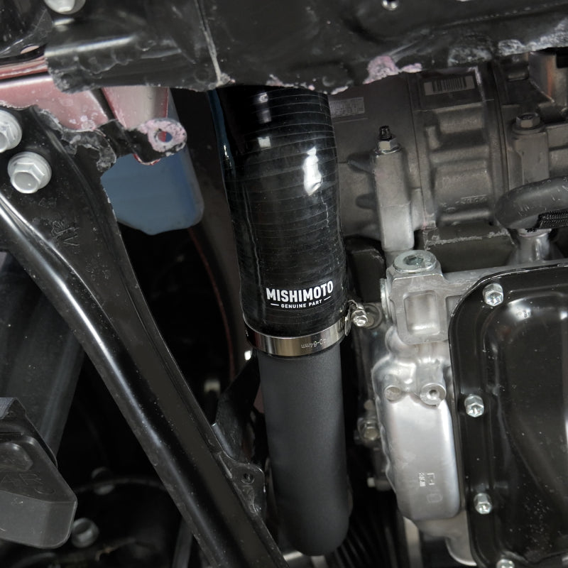 Mishimoto MMINT-GRC-23KSLBK 2023+ Toyota GR Corolla Intercooler & Pipe Kit - Silver Cooler - Black Pipes