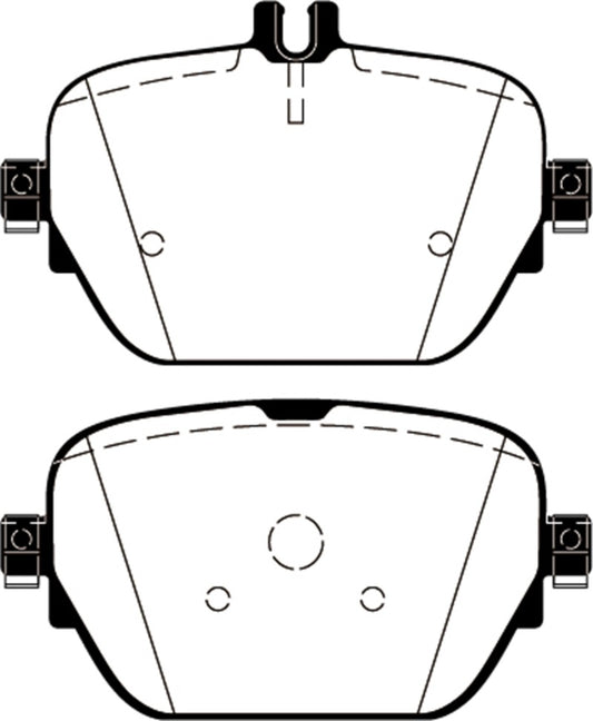 EBC DP42314R 2019+ Mercedes-Benz CLS53 AMG (C257) 3.0L Turbo Yellowstuff Rear Brake Pads