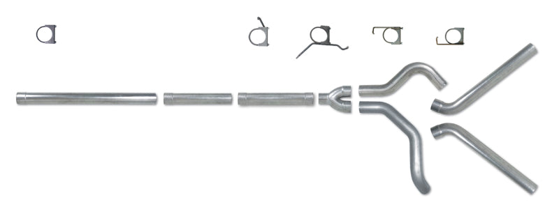 Diamond Eye Performance K4236A-RP Diamond Eye KIT 4in Catback MFLR RPLCMENT PIPE DUAL AL: 2004.5-2007.5 DODGE CUMMINS 600