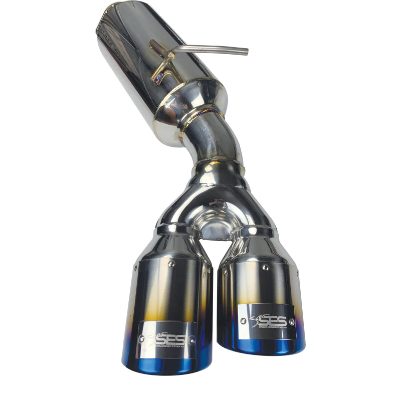 Injen SES1386TT 10-13 Hyundai Genesis Coupe 2.0L(t) 4cyl SS Exhaust w/ 76mm Y-Pipe Resonator/Molded SS Flanges