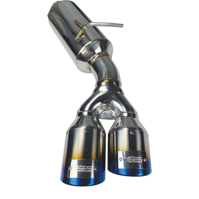 Injen SES1386TT 10-13 Hyundai Genesis Coupe 2.0L(t) 4cyl SS Exhaust w/ 76mm Y-Pipe Resonator/Molded SS Flanges