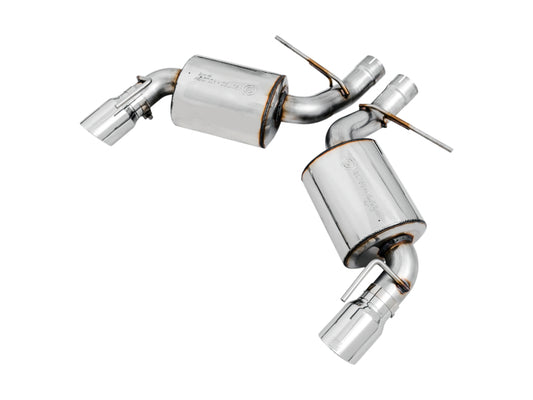 AWE Tuning 3015-32103 16-18 Chevrolet Camaro SS Axle-back Exhaust - Touring Edition (Chrome Silver Tips)