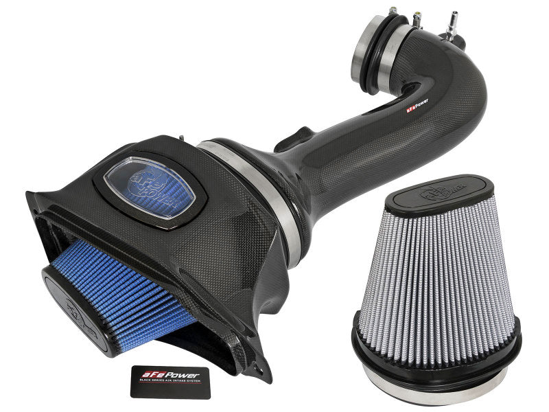 aFe 52-74202-C Momentum Carbon Fiber Cold Air Intake System PDS/P5R 15-16 Chevrolet Corvette Z06 V8-6.2L