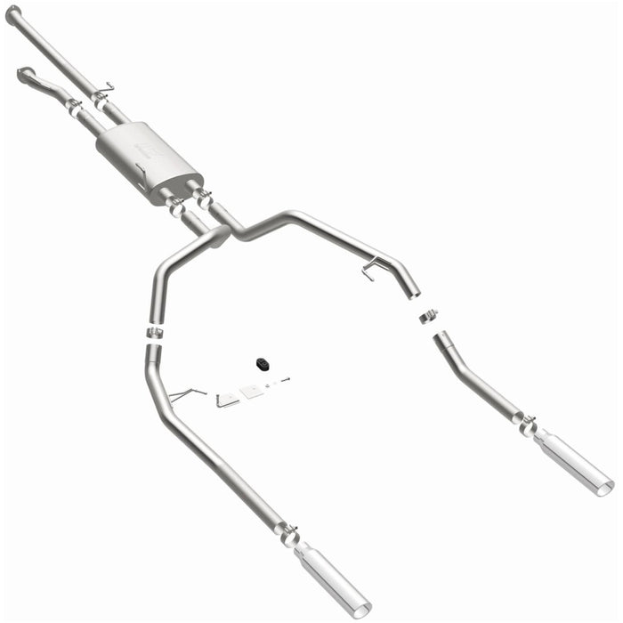 Magnaflow 15305 MagnaFlow 14 Toyota Tundra V8 4.6L/5.7L Stainless Cat Back Exhaust Dual Split Rear Exit