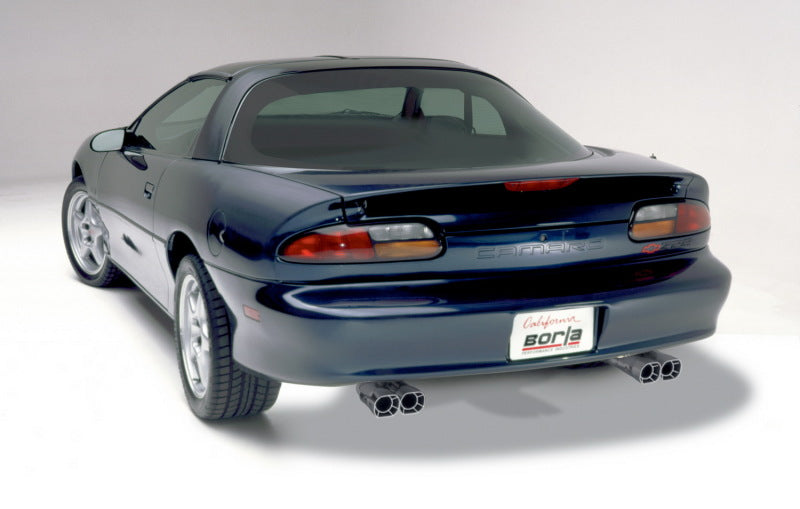 Borla 14780 98-01 CAMARO/TRANS AM 5.7L V8 AT/MT Catback Exhaust Quad Tips