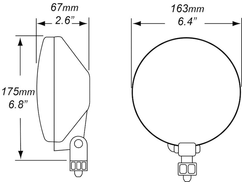 Hella 005750971 500 Series 12V H3 Fog Lamp Kit