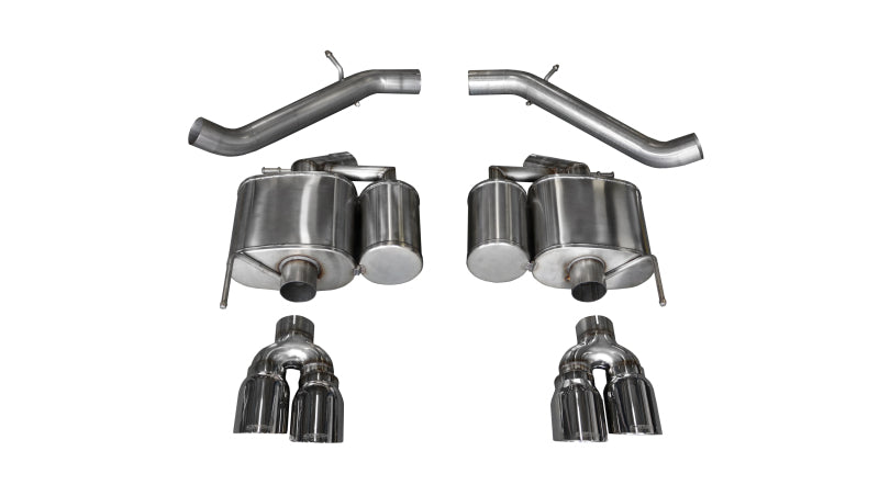 CORSA Performance 14478 Corsa 2016-2019 Cadillac ATS-V 3.6T 4in Polished Sport Axle-Back Exhaust