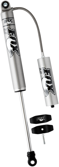 FOX 980-24-955 Fox 99+ Chevy HD 2.0 Performance Series 10.6in. Smooth Body Remote Res. Rear Shock / 0-1in. Lift