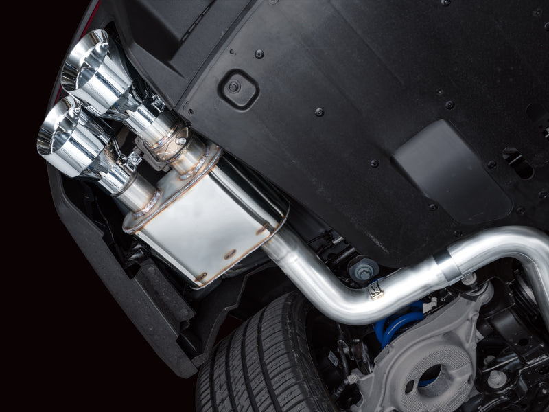 AWE Tuning 3025-42375 AWE 2024 Ford Mustang Dark Horse S650 RWD SwitchPath Catback Exhaust w/ Quad Chrome Silver Tips