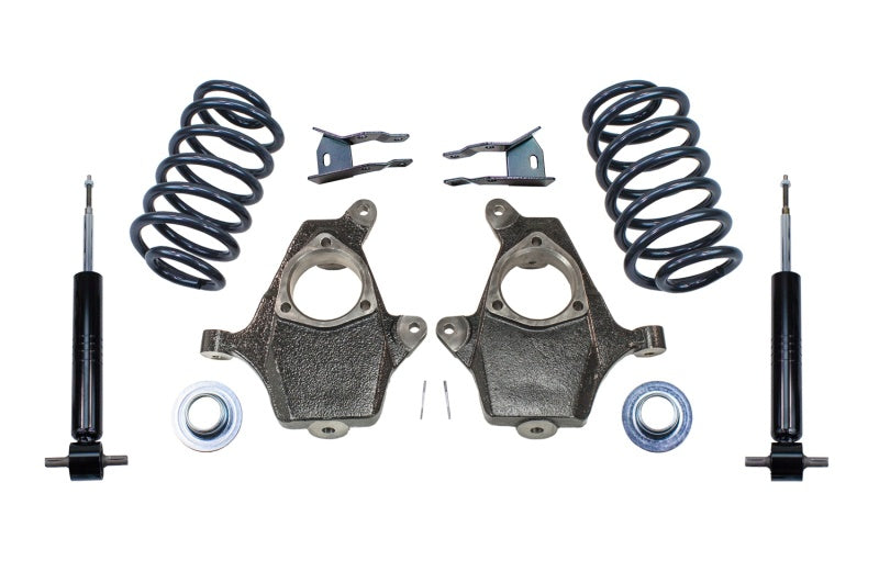 Maxtrac KS331234S MaxTrac 07-14 GM C/K1500 SUV 2WD/4WD 3in/4in Lowering Spindle Kit