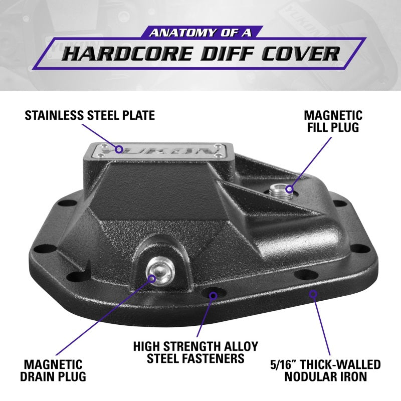 Yukon Gear & Axle YHCC-D60 Yukon Gear Hardcore Diff Cover for Dana 50/60/70