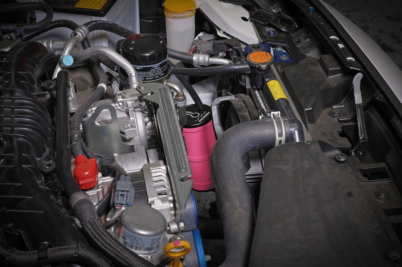 Perrin Performance ASM-ENG-505HP PERRIN 02-25 Subaru WRX / 04-21 STI / 13-25 BRZ/GR86/FRS/86 Coolant Overflow Tank - Hyper Pink