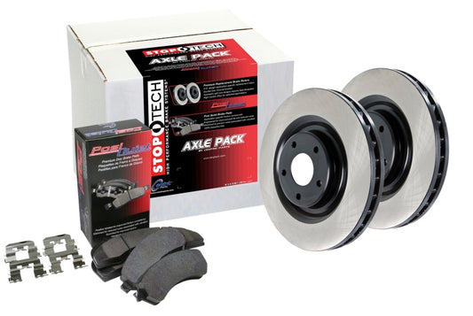 Stoptech 906.47018 Centric OE Coated Front & Rear Brake Kit (4 Wheel)