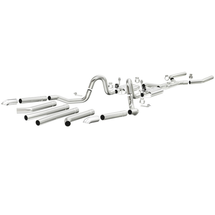 Magnaflow Perf Exhaust MAG15893 64-67 GM A Body 2.5in Dual Exhaust System