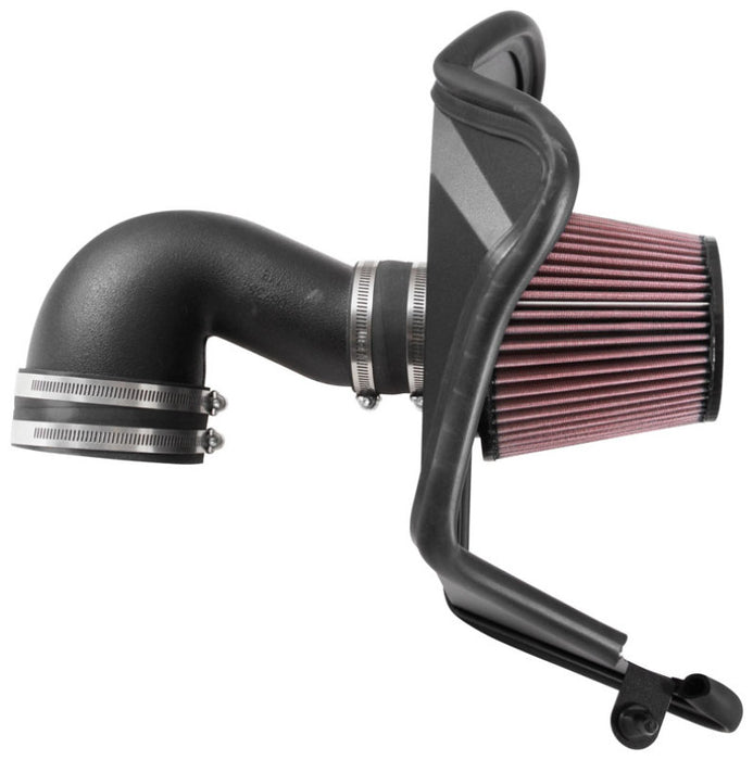 K&N Engineering 63-3105 K&N 16-17 Chevrolet Camaro L4-2.0L F/I Turbo AirCharger Performance Intake