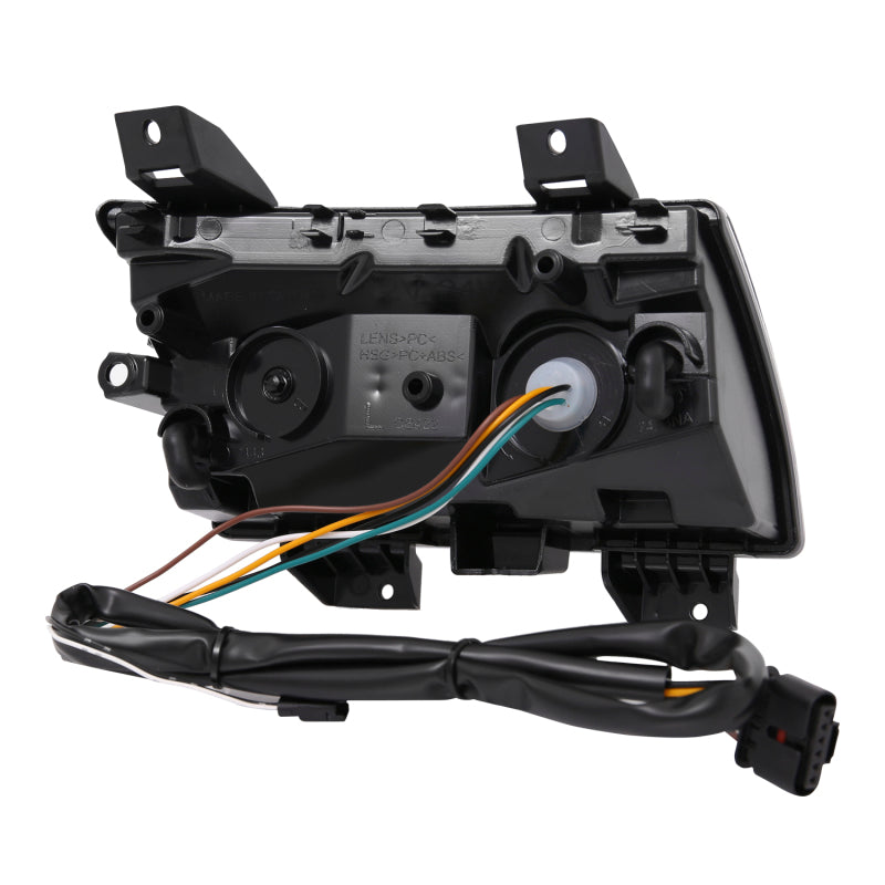 ANZO 511082 18-19 Jeep Wrangler JL LED Chrome Clear w/ Sequential Signal