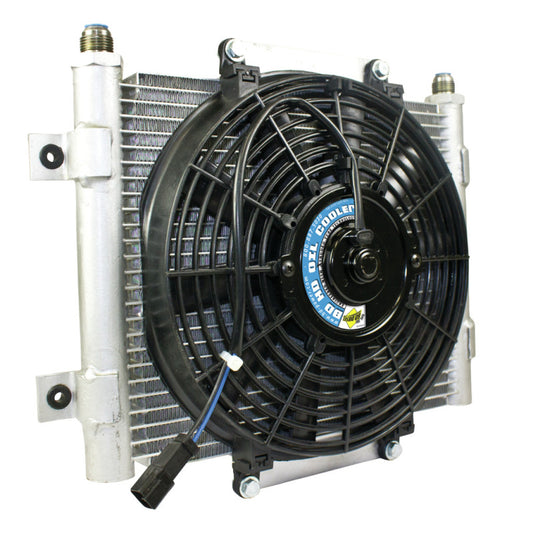 BD Diesel 1300611 Xtrude Trans Cooler w/Fan 5.5in