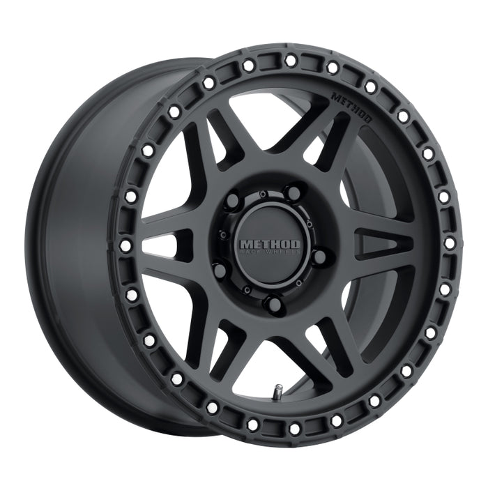 Method Wheels MR31278550500 Method MR312 17x8.5 0mm Offset 5x5 71.5mm CB Matte Black Wheel