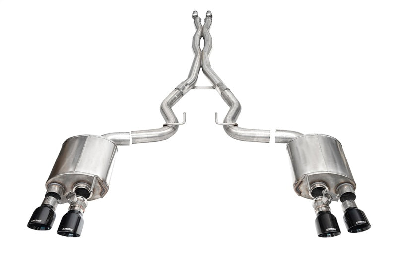 CORSA Performance 21265BLK Corsa 24+ Ford Mustang Dark Horse 5.0L 3in Dual Rear Cat-Back w/Twin 4.5in Black PVD Slash Tips