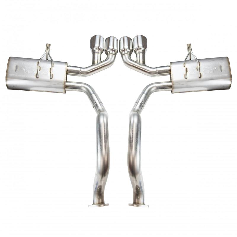 Kooks Headers 21506300 Kooks 97-04 Chevy Corvette Full 3in Axleback w/Pol Tips Requires 3in X-Pipe