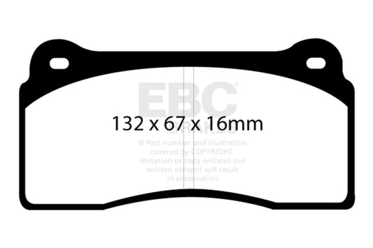 EBC DP51110NDX 99-03 Aston Martin DB7 5.9 Bluestuff Front Brake Pads