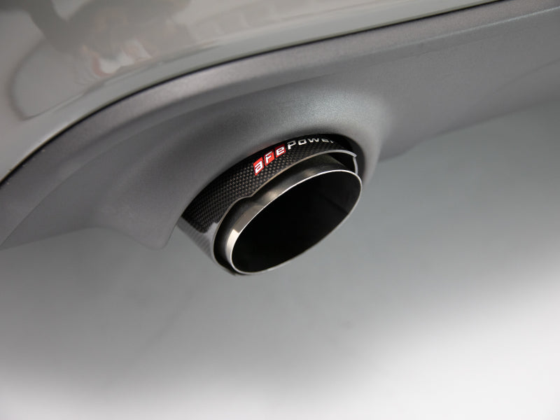 aFe 49C32068-C MACH Force-XP 4-1/2in Carbon Fiber OE Replacement Exhaust Tips - 15-19 Dodge Charger/Hellcat