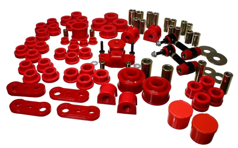 Energy Suspension 19.18102R 08-12 Subaru Impreza WRX Red Hyper-Flex Master Bushing Set