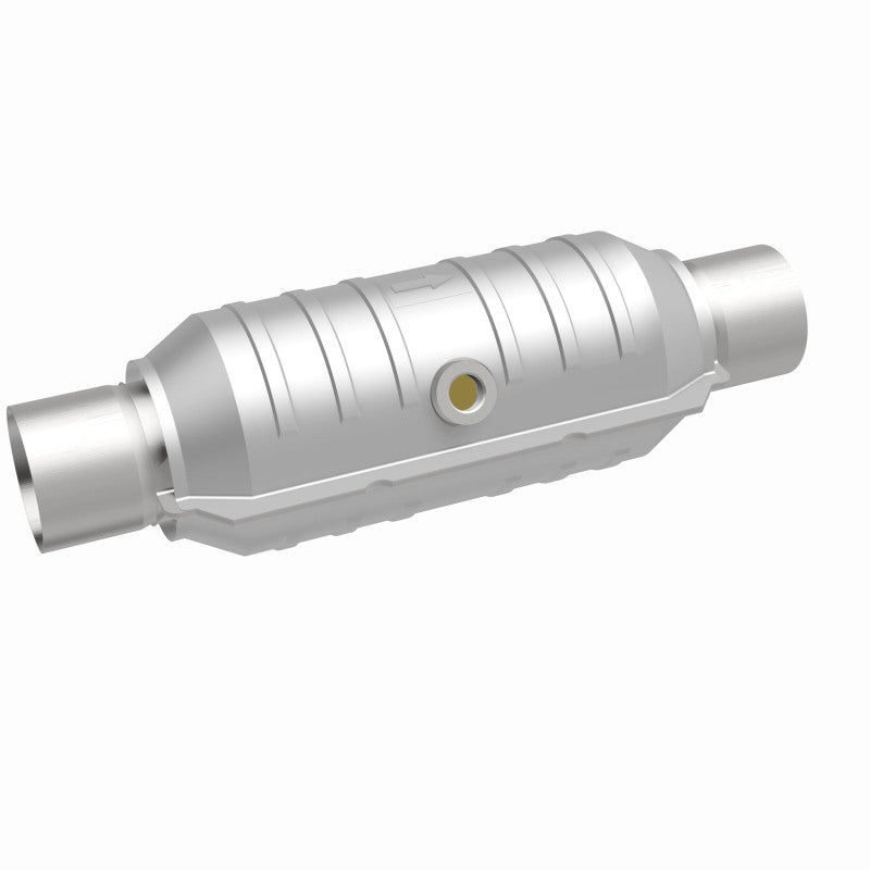 Magnaflow 51356 MagnaFlow Conv Univ 2.5in Inlet/Outlet Center/Center Round 11in Body L x 5.125in W x 15in Overall L