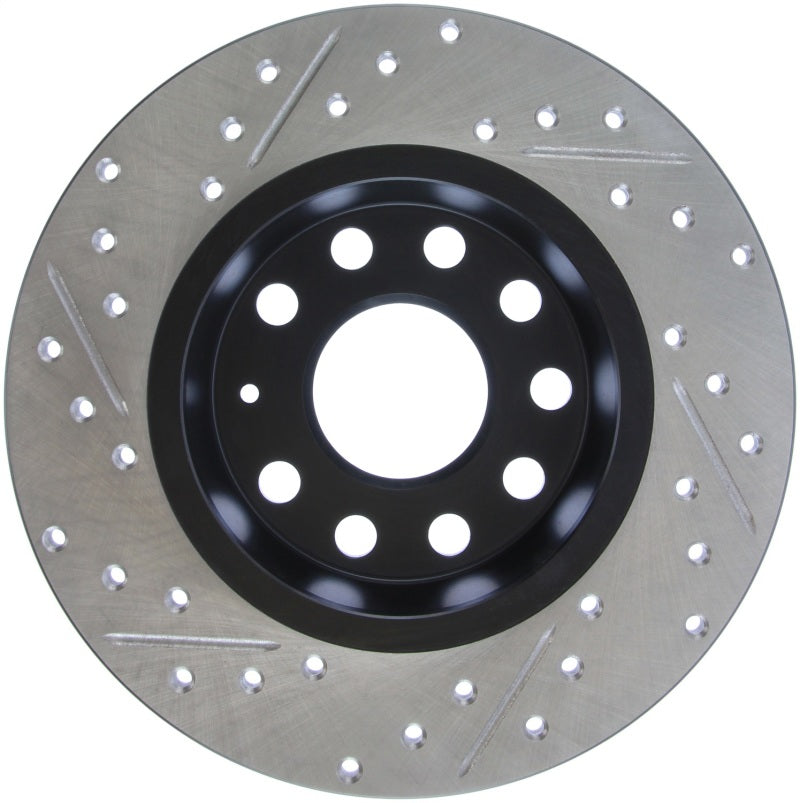 Stoptech 127.33131L StopTech Slotted & Drilled Sport Brake Rotor