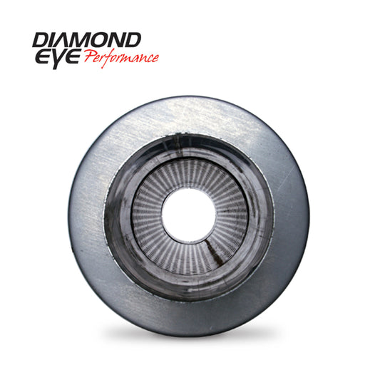 Diamond Eye Performance 460031 Diamond Eye MFLR 4inID SGL IN/SGL OUT 7inDIA X 24in BODY 30in LENGTH PERF SLOTTED ENDS 409 SS