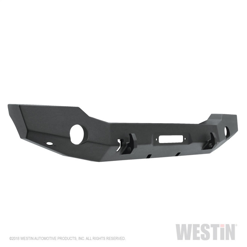 Westin 59-80105 18-20 Jeep Wrangler JL WJ2 Full Width Front Bumper - Textured Black