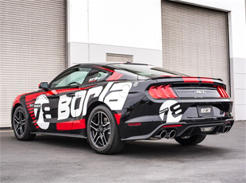 Borla 11953 2018 Ford Mustang GT 5.0L AT/MT 2.5in S-Type Exhaust w/o Valves (Rear Section Only)