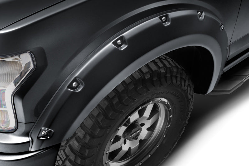 Bushwacker 20945-82 18-19 Ford F-150 Pocket Style Flares 4 pc - Shadow Black