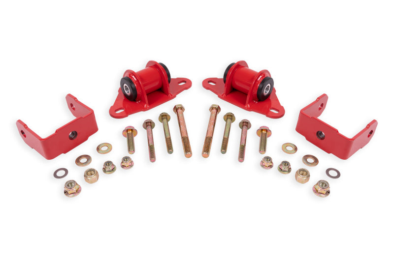 BMR Suspension TM571R BMR 14-19 Chevrolet Corvette Transmission/Differential Mount - Red
