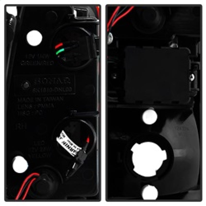 SPYDER 5001542 Spyder Chevy Suburban/Tahoe 1500/2500 00-06 LED Tail Lights Red Clear ALT-YD-CD00-LED-RC