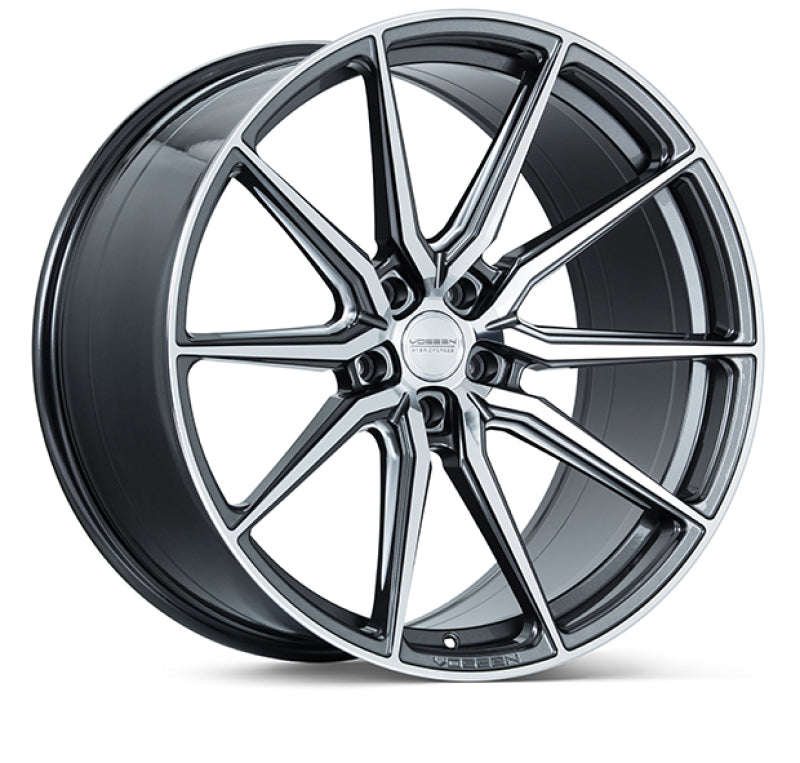 Vossen HF3-9N64 HF-3 19x9.5 / 5x114.3 / ET40 / Deep Face / 73.1 - Gloss Graphite Polished Wheel