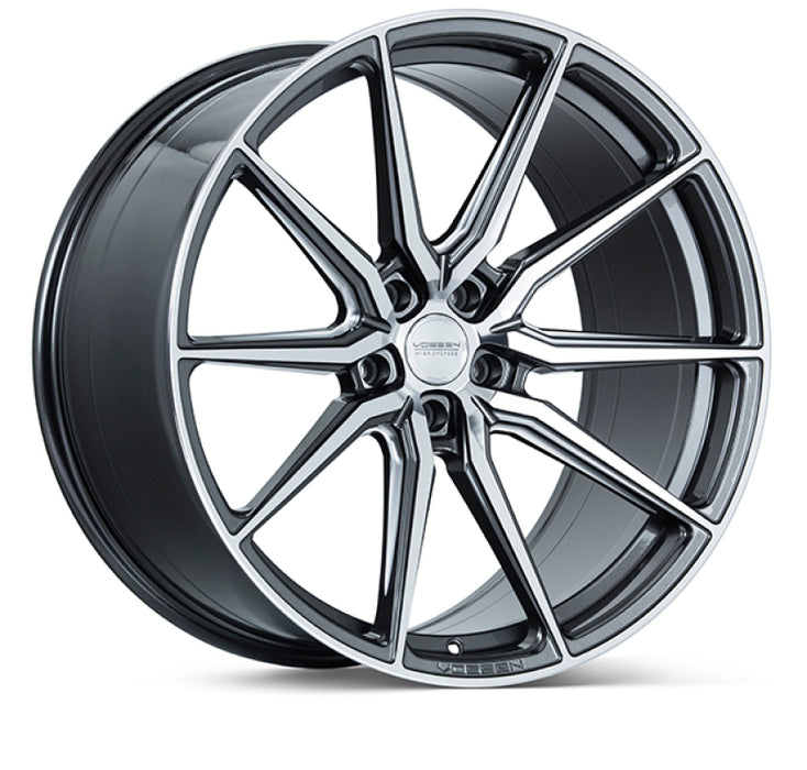 Vossen HF3-2B44 HF-3 22x10.5 / 5x120 / ET38 / Deep Face / 72.56 - Gloss Graphite Polished Wheel